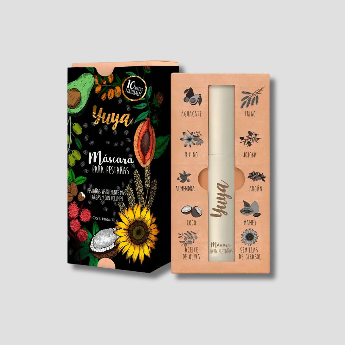 YUYA MASCARA DE PESTAÑAS 10 ACEITES NATURALES