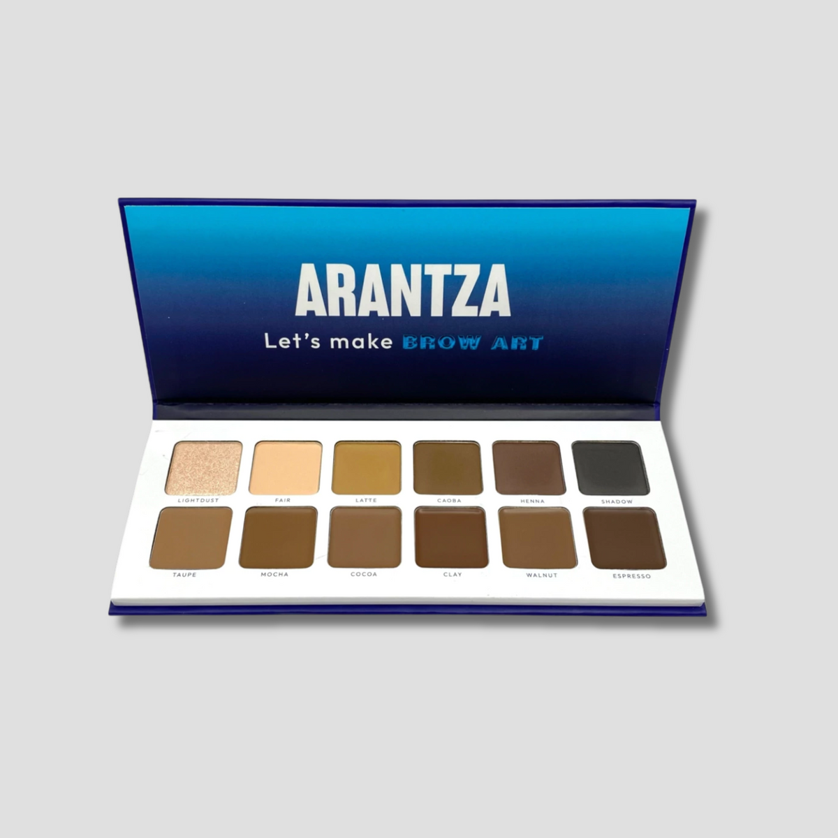ARANTZA PALETA DE PIGMENTOS Y POMADA PARA CEJA
