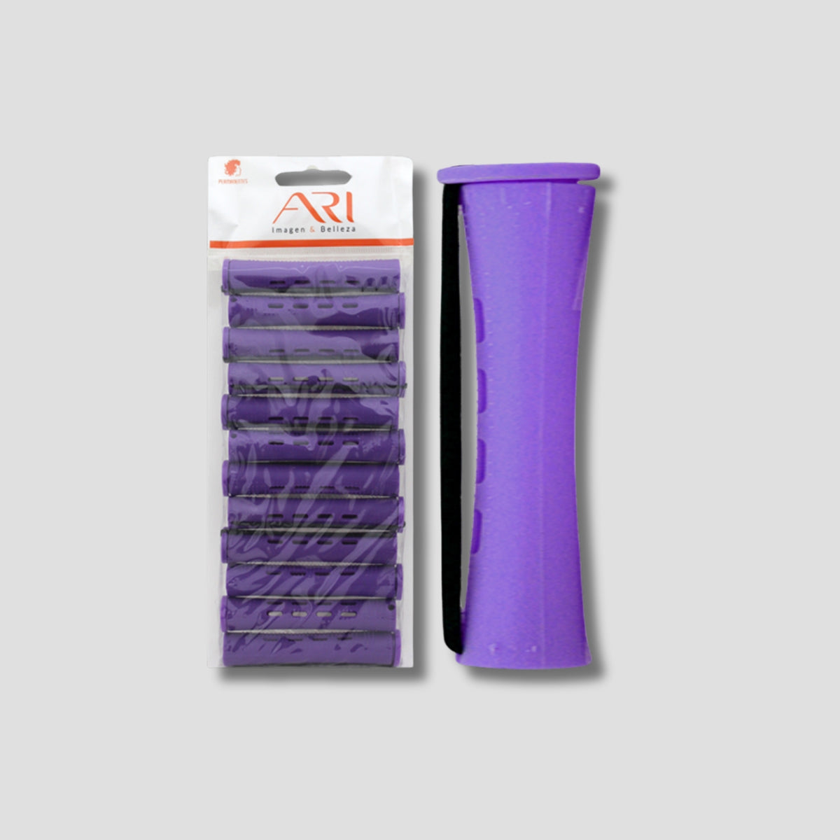 023 1069 ARI CARRETE CON TAPA MORADO 12 PIEZAS