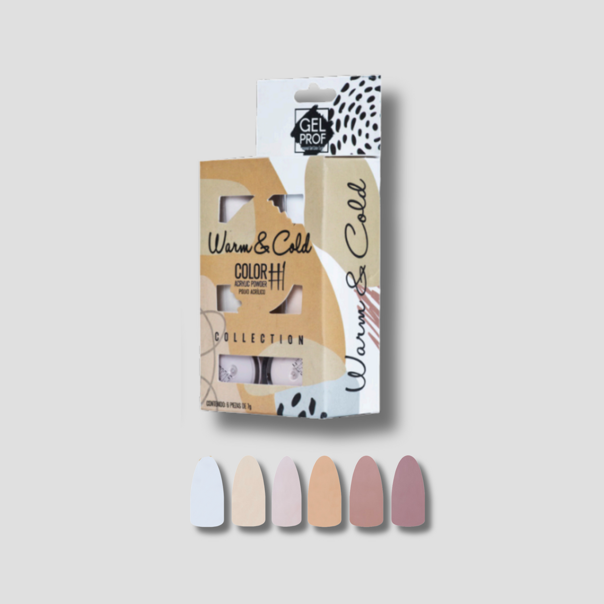 GEL PROF COLECCIÓN WARM & COLD 6PZS