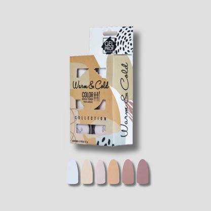 GEL PROF COLECCIÓN WARM & COLD 6PZS