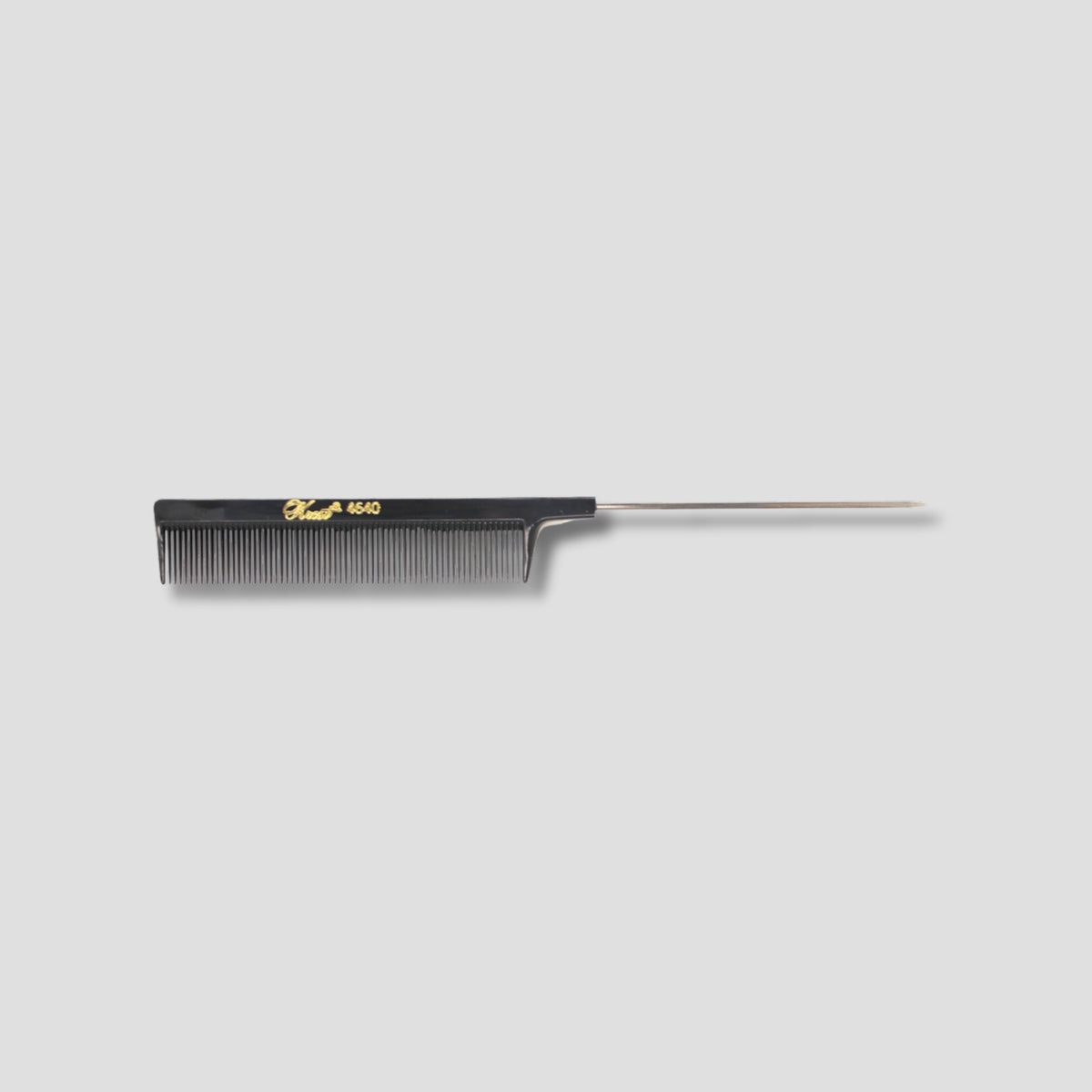 4640 KREST PEINE COLITA DE METAL FINO COLOR NEGRO