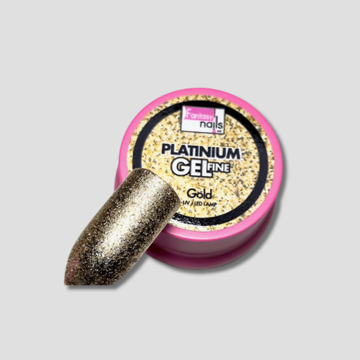 FANTASY NAILS GEL PLATINUM FINE GOLD