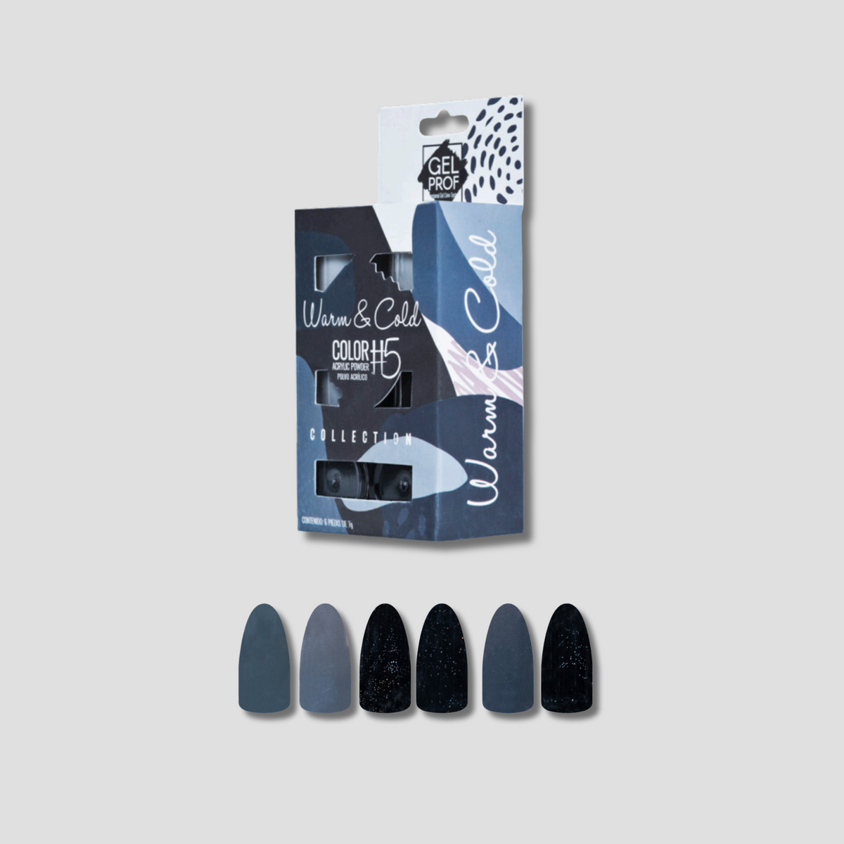 GEL PROF COLECCIÓN WARM & COLD 6PZS