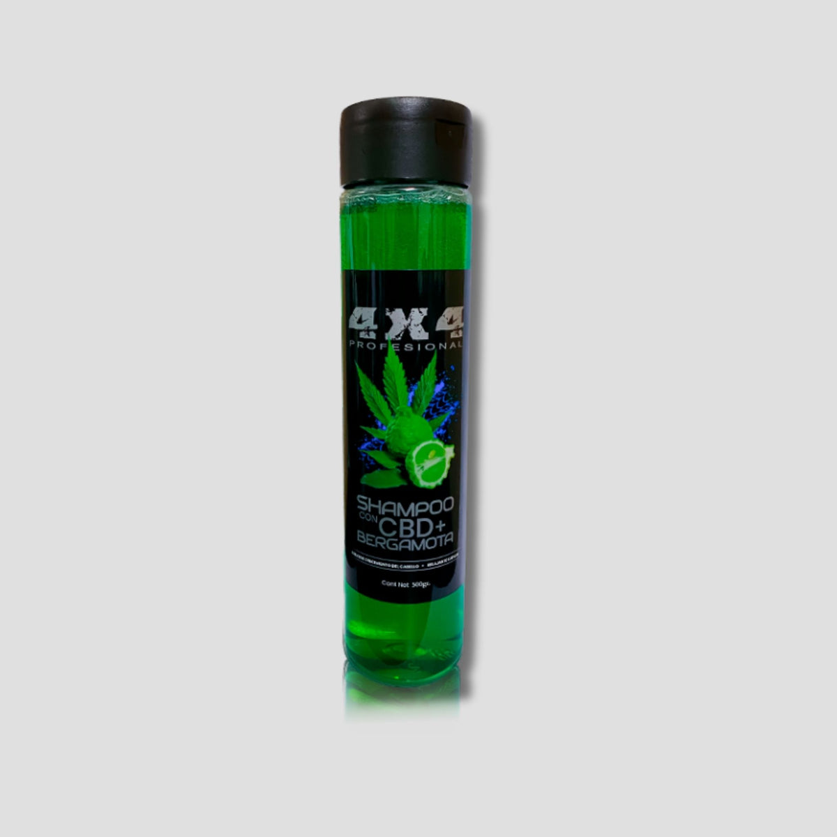 4X4 SHAMPOO CON CBD Y BERGAMOTA 500G