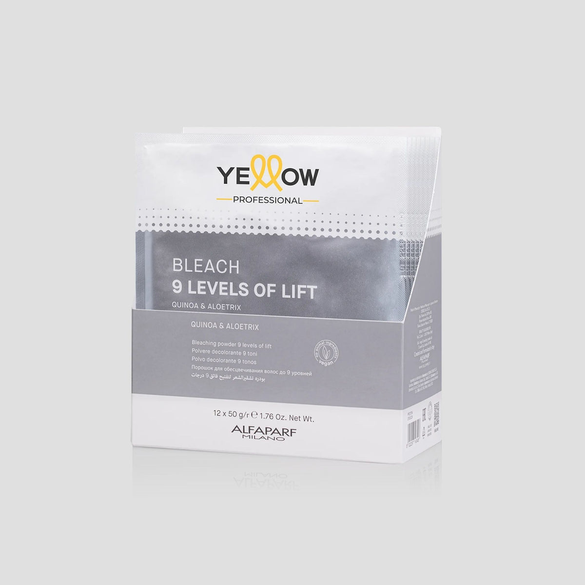 YELLOW BLEACH 9 TONES SACHETS 12X50G