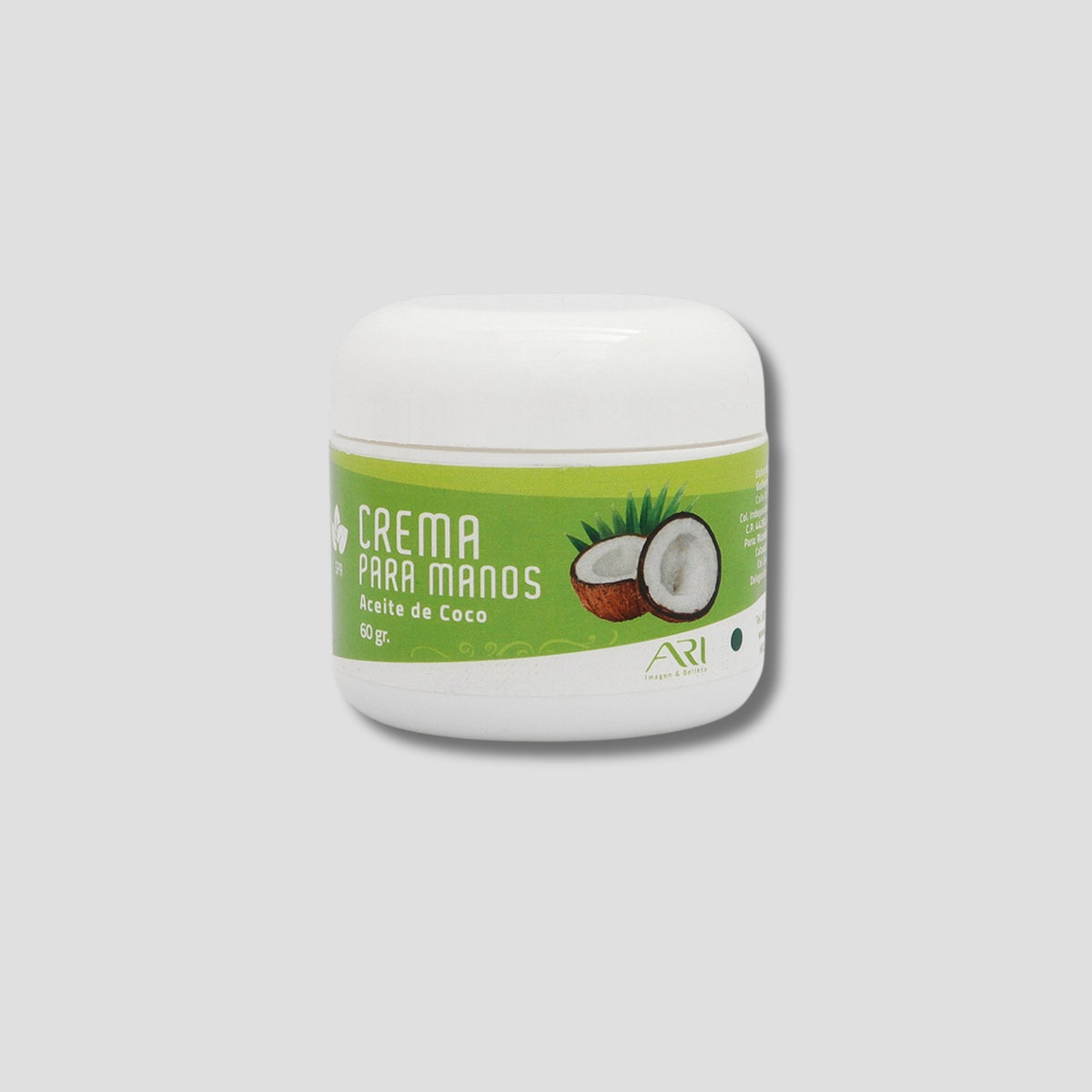 ARI CREMA PARA MANOS DE ACEITE DE COCO 60 G