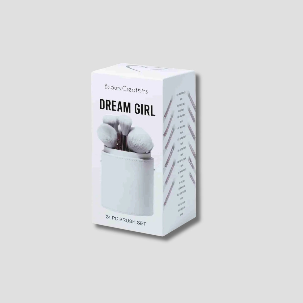 BEAUTY CREATIONS SET DE BROCHAS 24 PZS DREAM GIRL