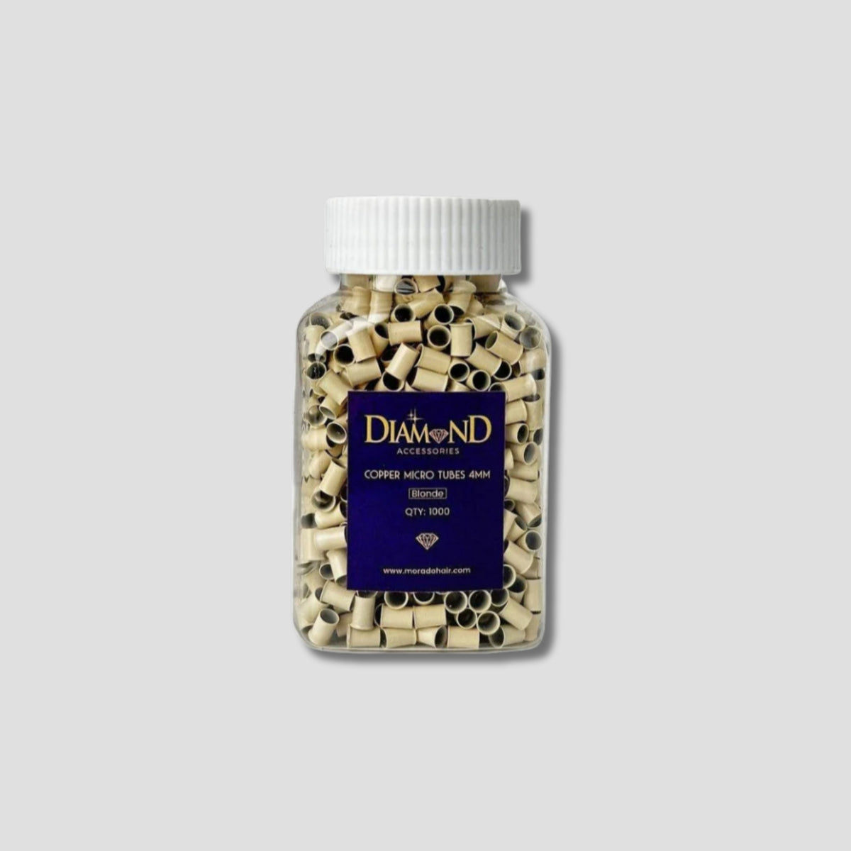 DIAMOND MICROCHIP JUMBO 4MM 1000 PIEZAS #BLONDE