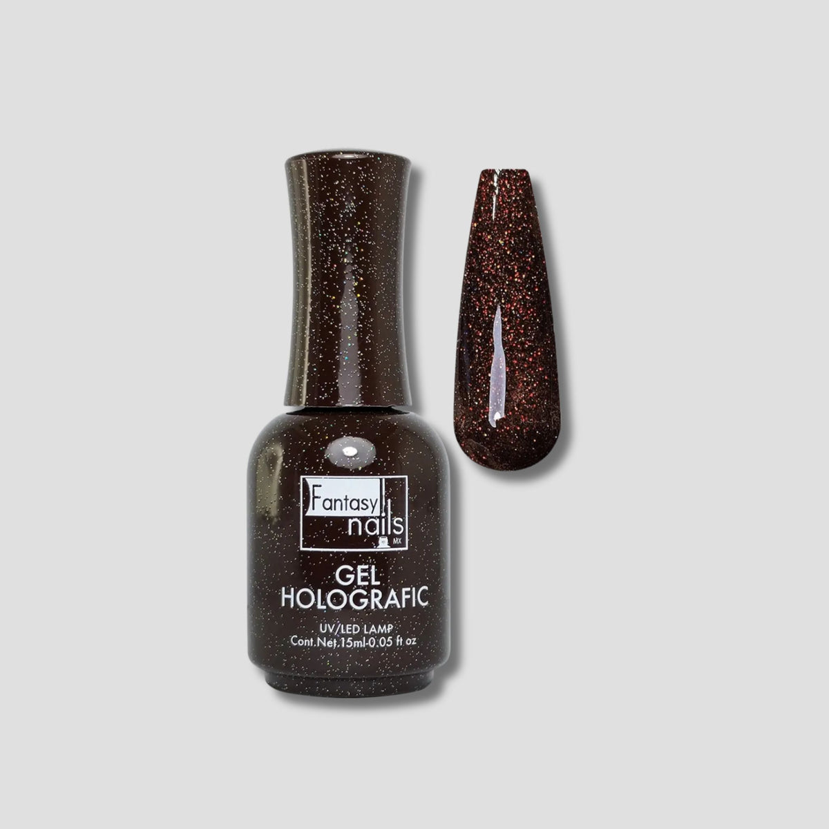 FANTASY NAILS GEL HOLOGRAFIC 04CAFE