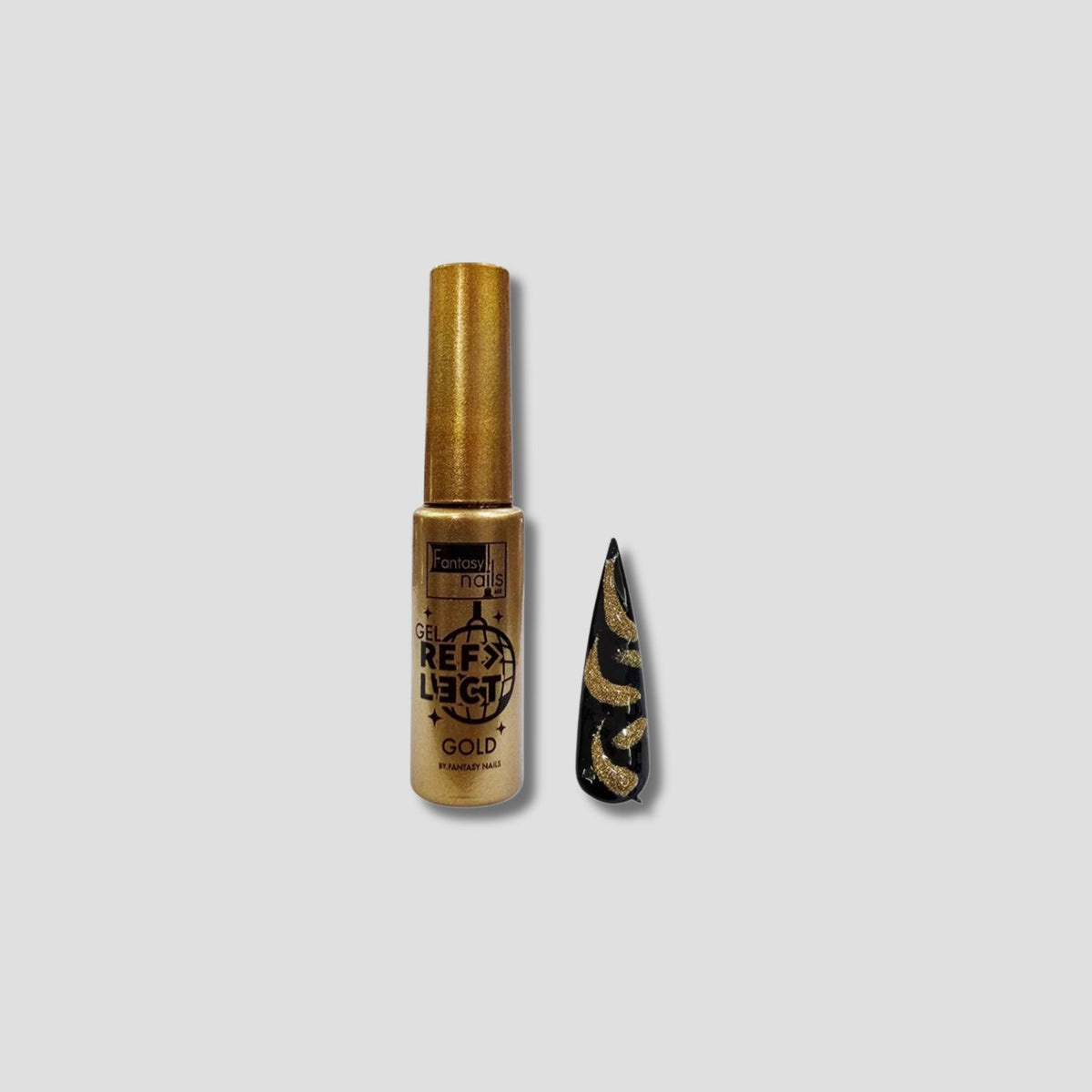FANTASY NAILS GEL LINNER REFLECTIVO GOLD