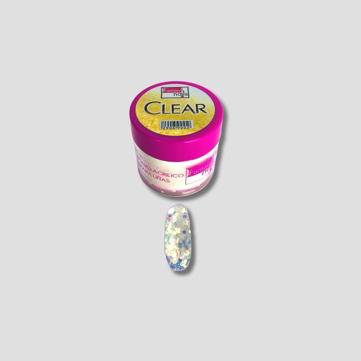 FANTASY NAILS ACRILICO CLEAR GOLD 1OZ