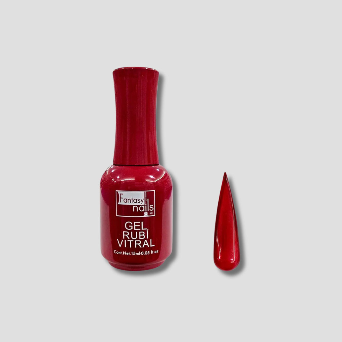 FANTASY NAILS GEL POLISH #18 RUBI VITRAL