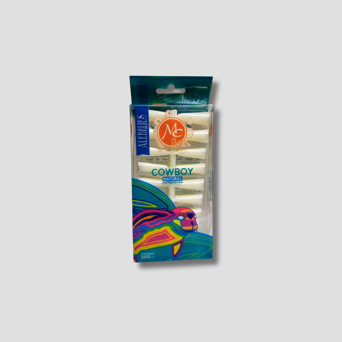 GEL PROF TIPS PUNTA DE COWBOY 200 PZS NATURAL