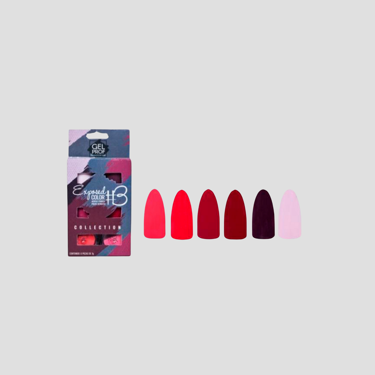 GEL PROF COLECCIÓN EXPOSED 6PZS