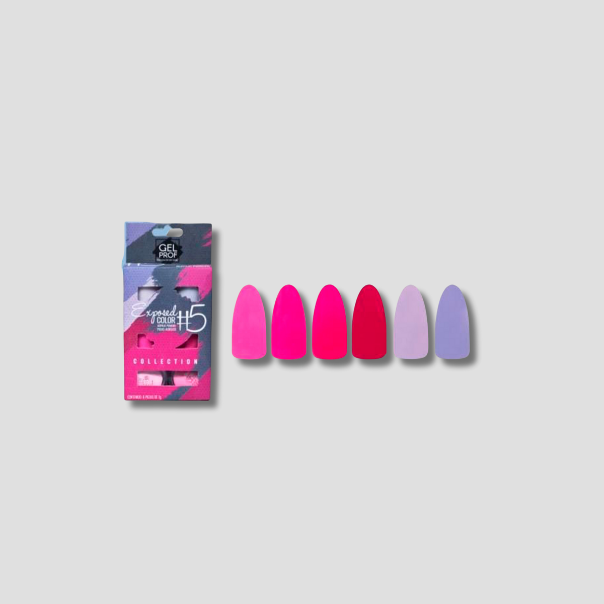 GEL PROF COLECCIÓN EXPOSED 6PZS