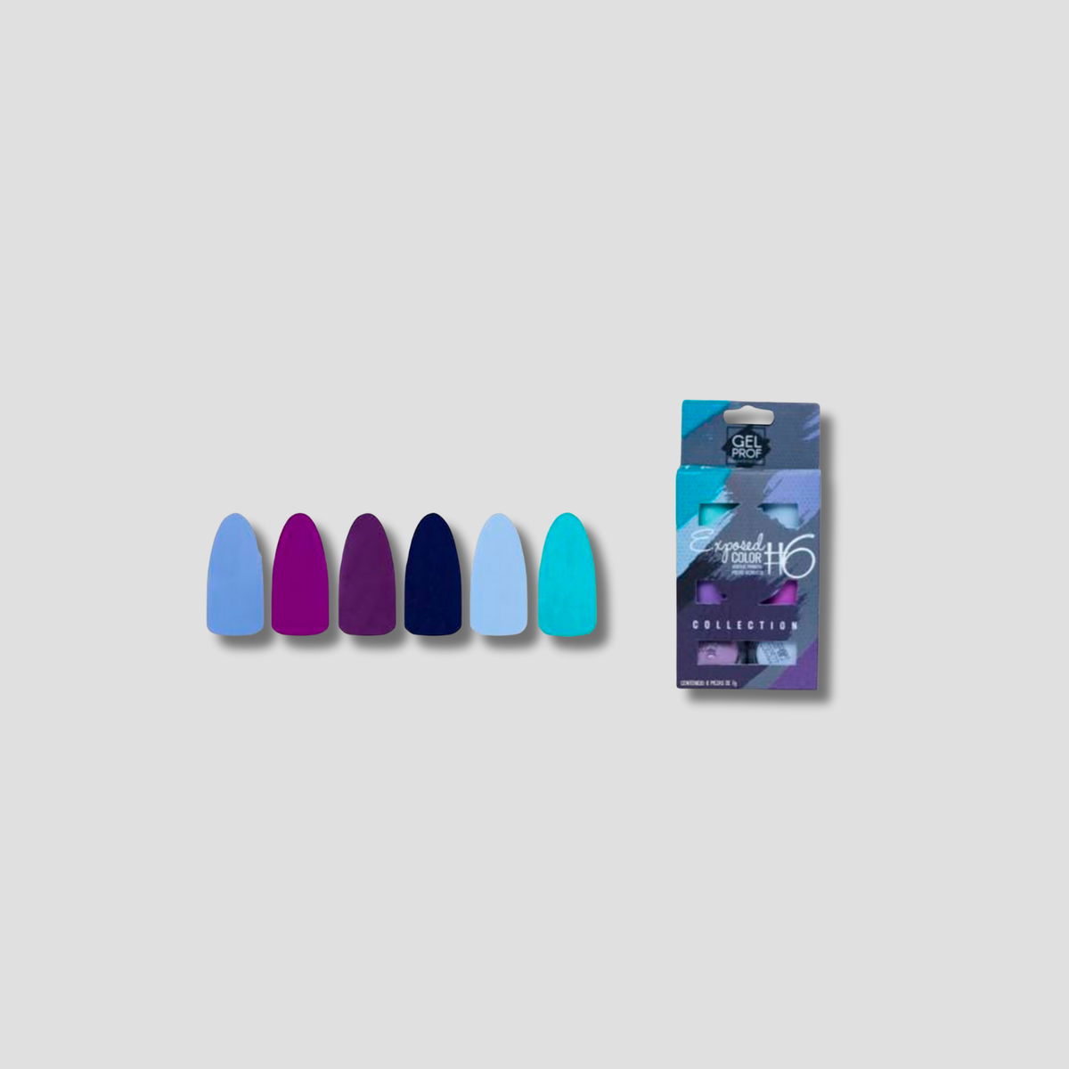 GEL PROF COLECCIÓN EXPOSED 6PZS
