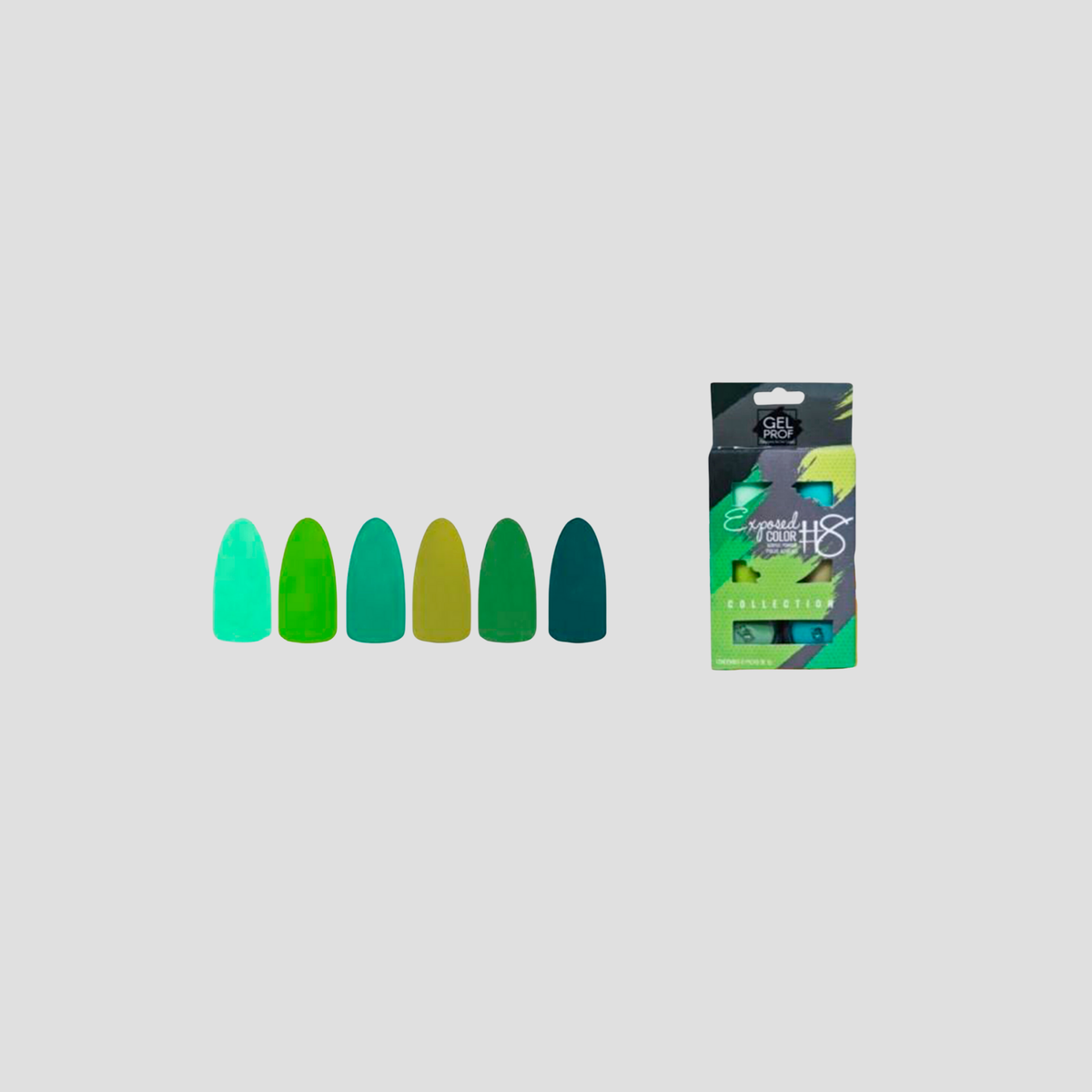 GEL PROF COLECCIÓN EXPOSED 6PZS