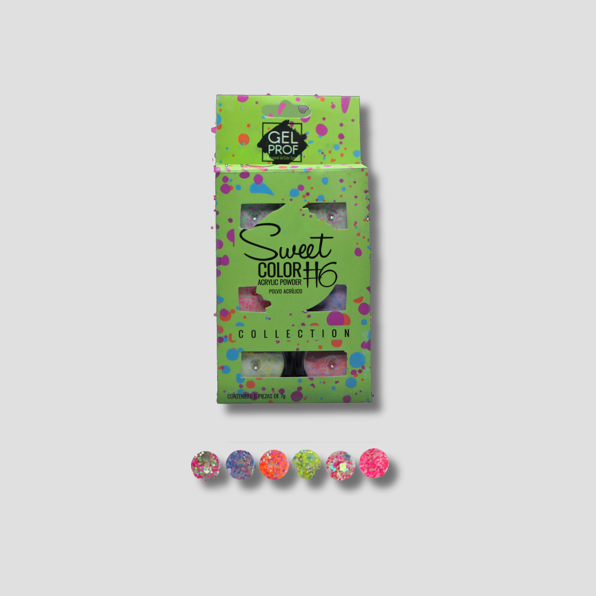 GEL PROF COLECCIÓN SWEET 6PZS
