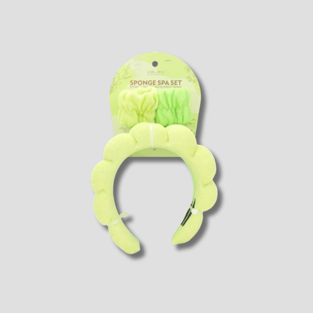 HB001 CELAVI SPONGE SPA SET GREEN