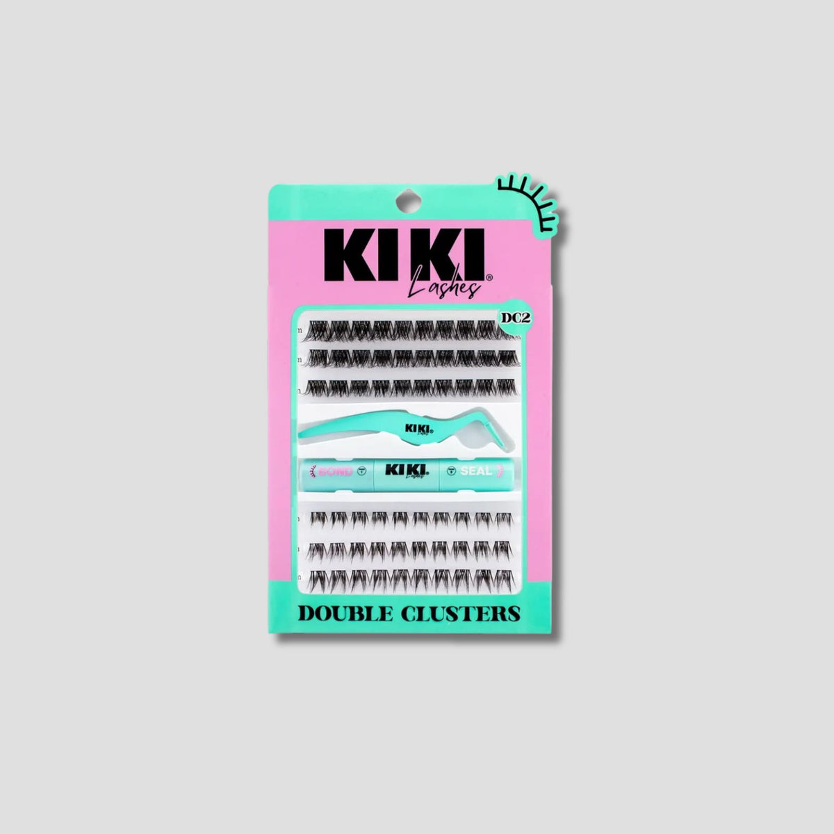 KIKI LASHES KIT DE PESTAÑAS DC2 DOUBLE CLUSTERS
