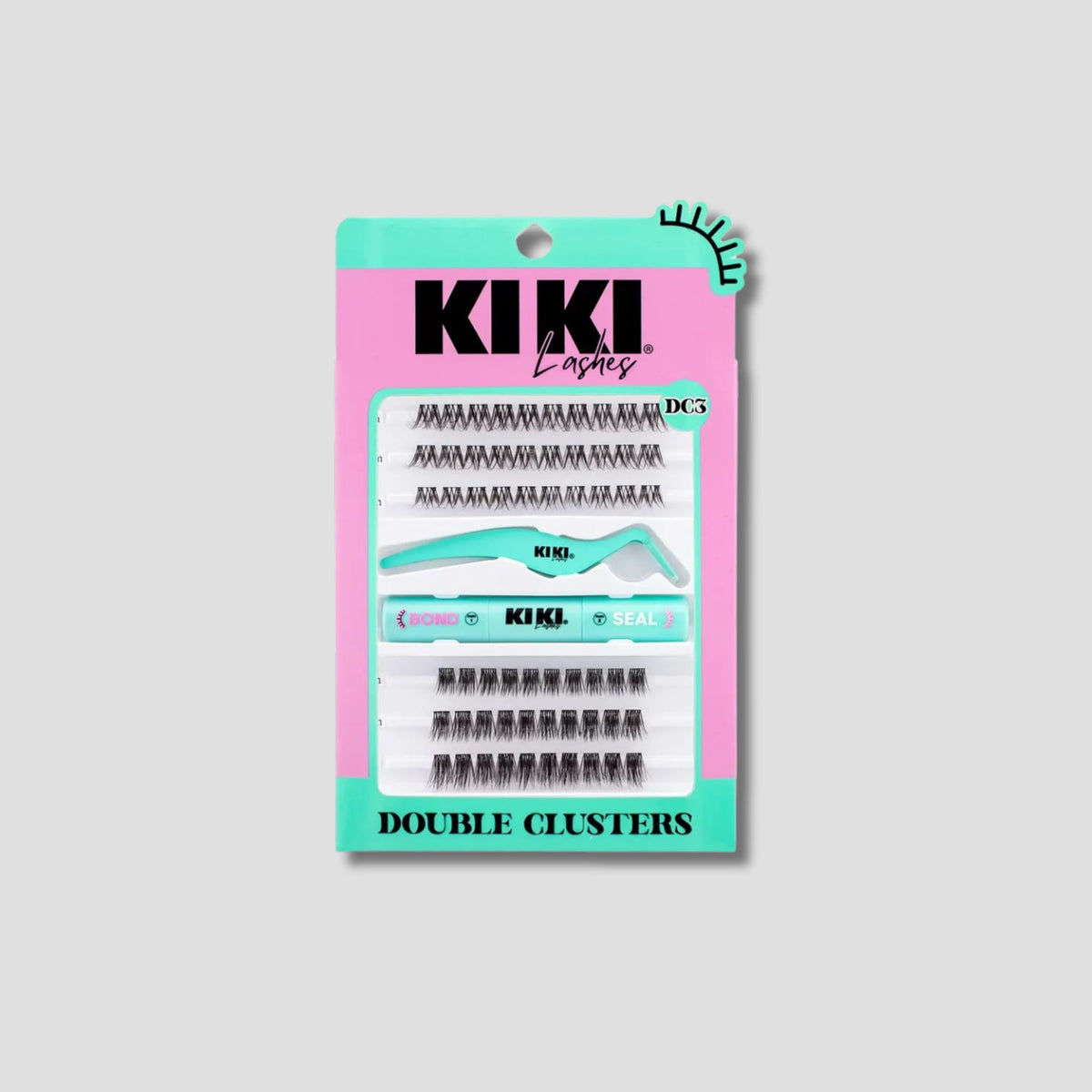 KIKI LASHES KIT DE PESTAÑAS DC3 DOUBLE CLUSTERS