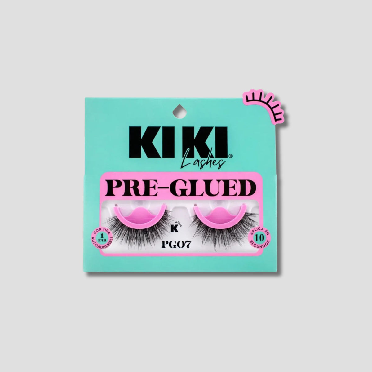 KIKI LASHES PAR DE PESTAÑAS PRE GLUED