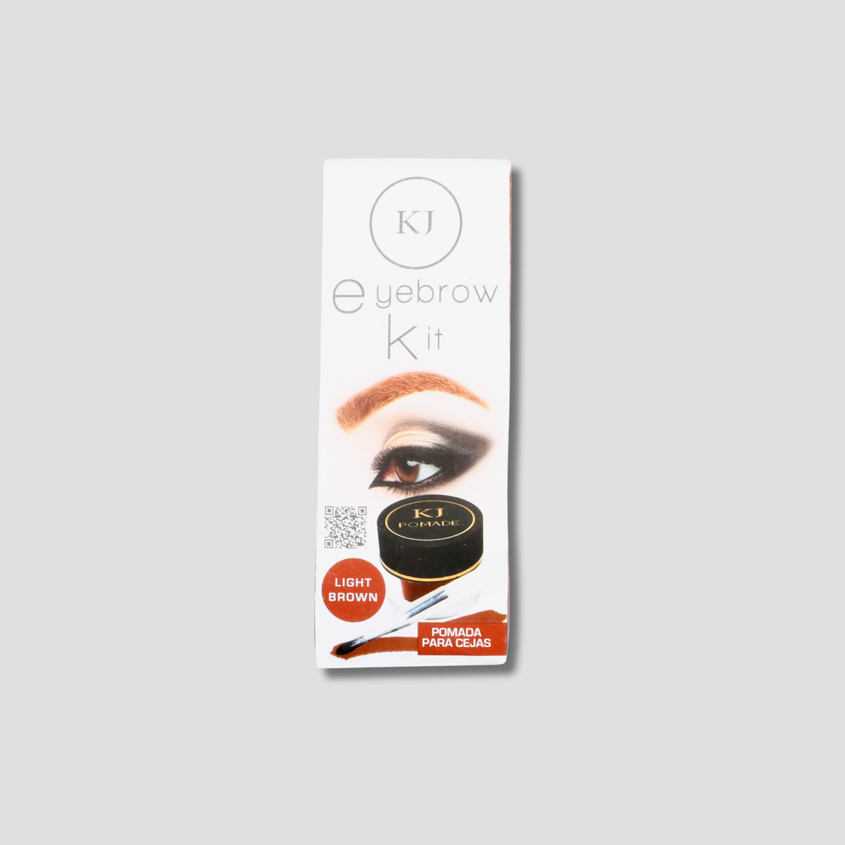 KJ EYEBROWN KIT COLOR LIGHT BROWN