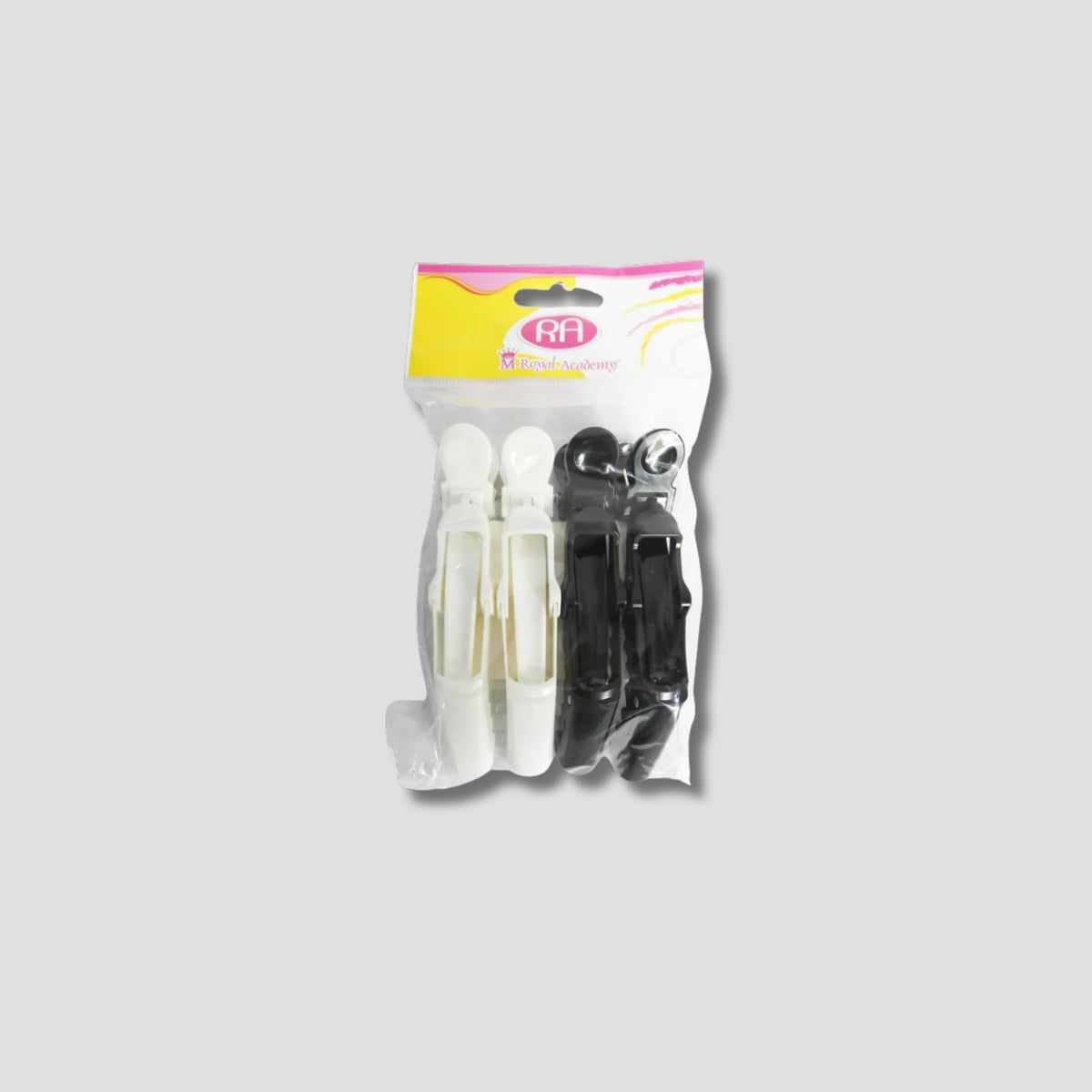 KROC-1 GLOBUS PINZAS COCODRILO BLANCO Y NEGRO 4 PIEZAS