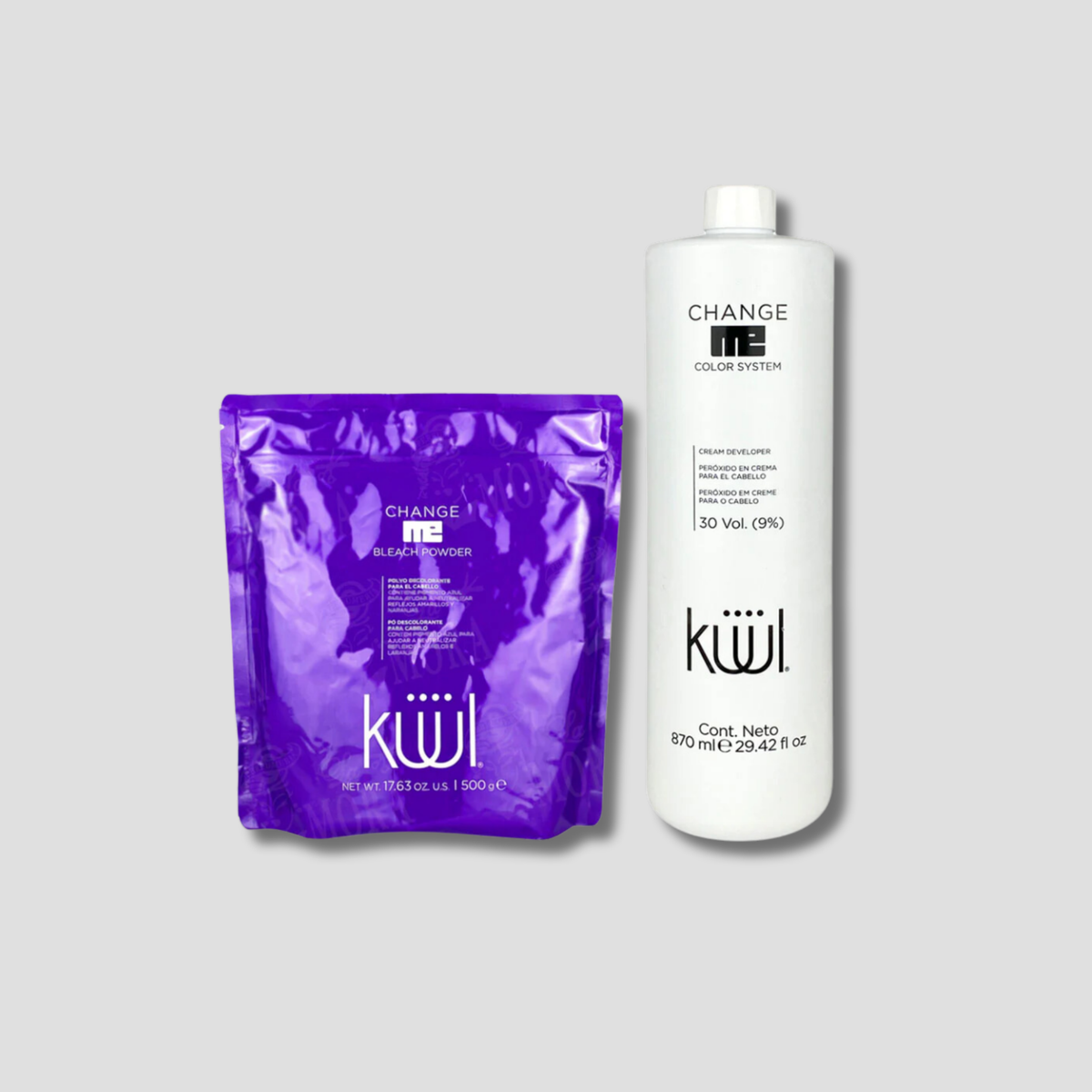 KUUL POLVO DECOLORANTE 500GR CON PEROXIDO 30VOL