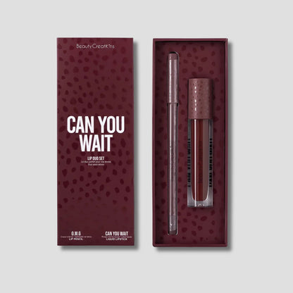LD4 BEAUTY CREATIONS CAN YOU WAIT LIP DÚO DE LABIOS