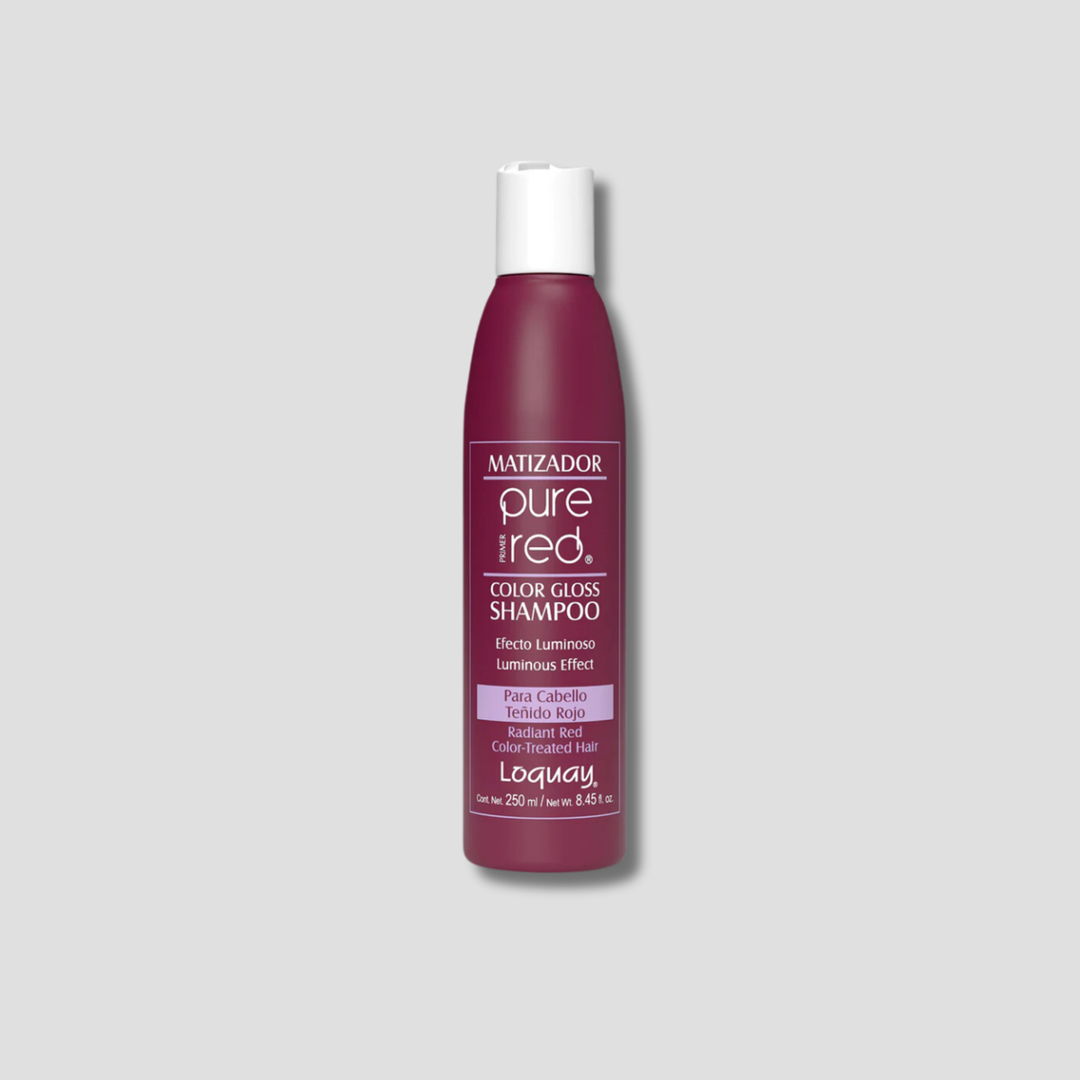 LOQUAY MATIZADOR PARA CABELLO TEÑIDO ROJO 250ML