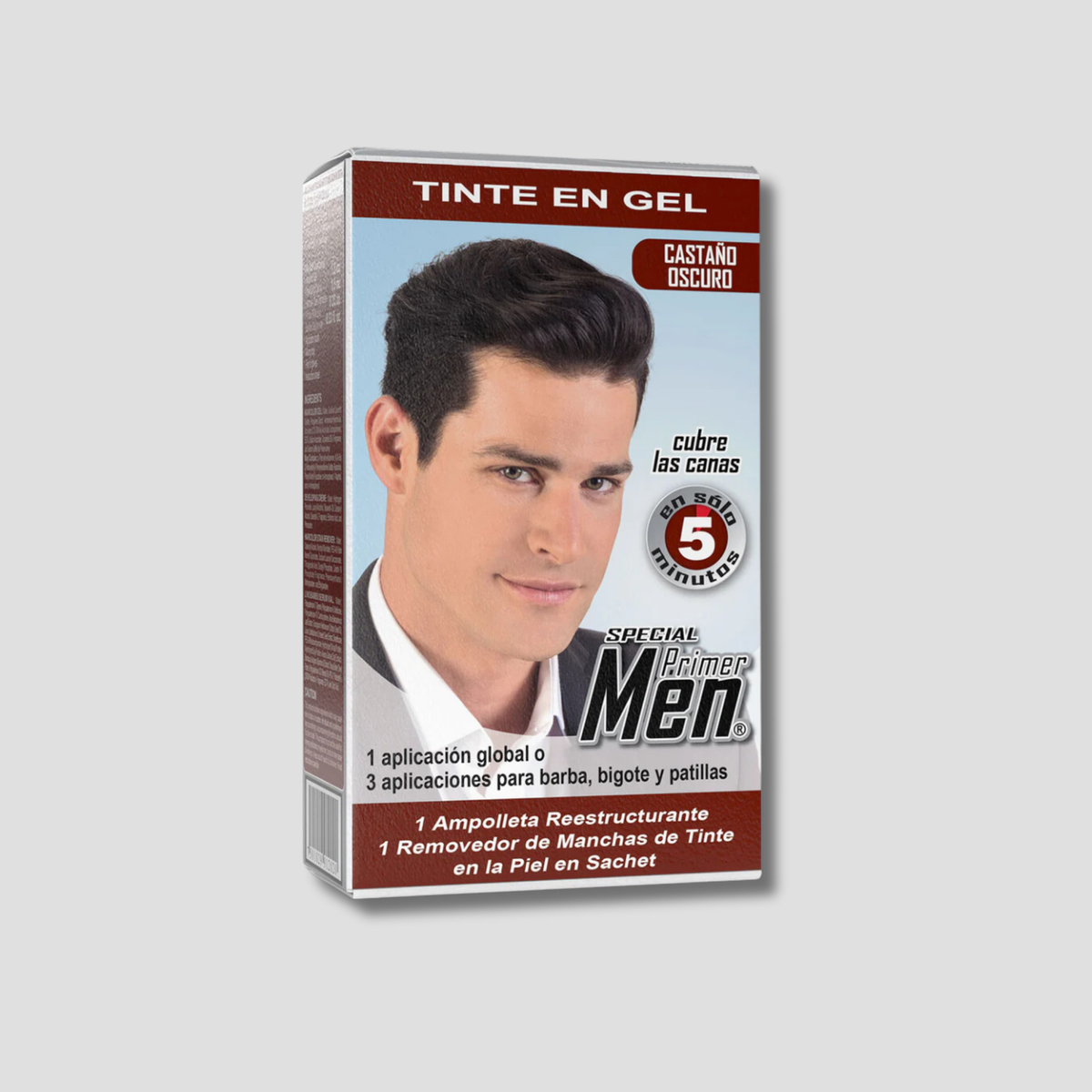 LOQUAY PRIMER MEN TINTE CASTAÑO OSCURO