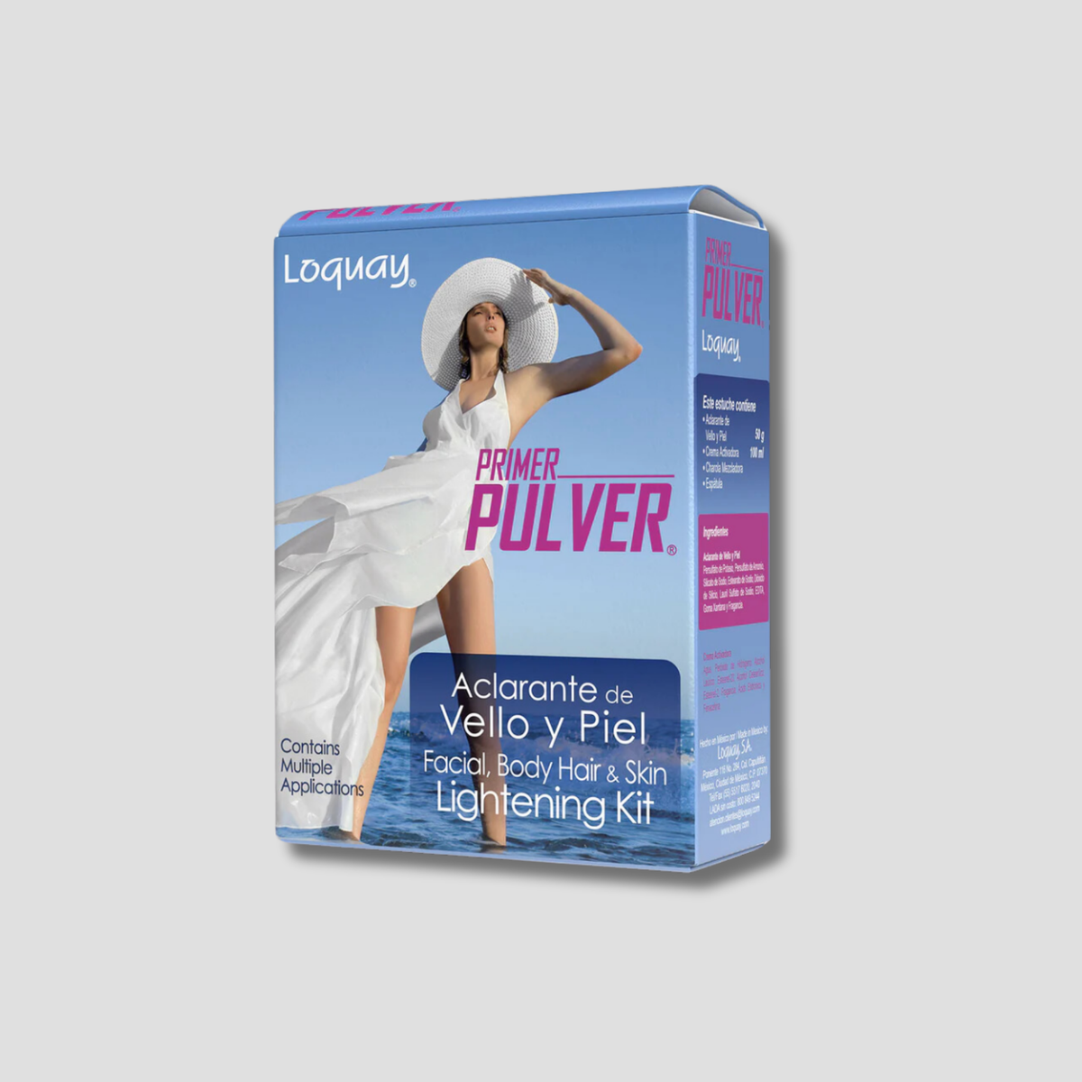 LOQUAY PRIMER PULVER ESTUCHE ACLARANTE DE VELLO