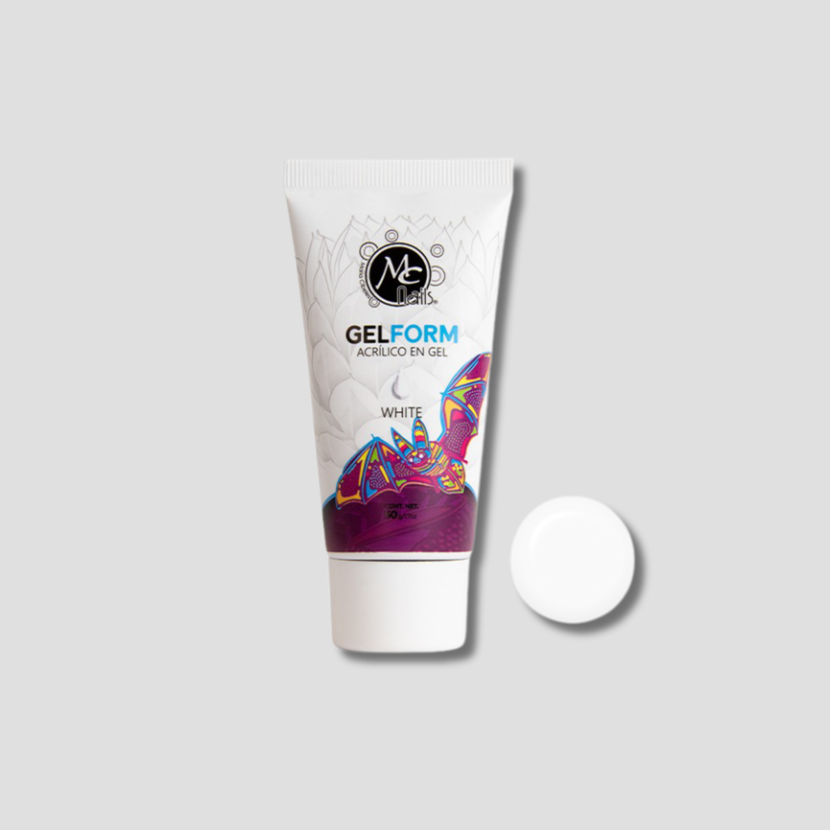 MC NAILS ACRILICO EN GEL FORM MC BLANCO
