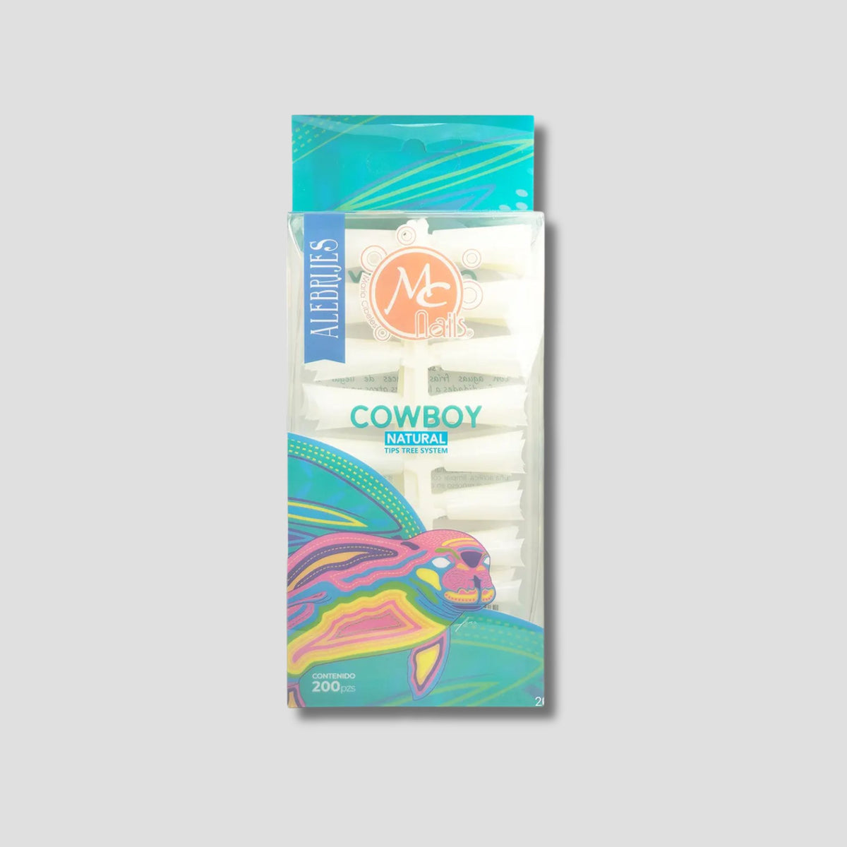 MC NAILS TIP COWBOY 200PZ COLOR BLANCO