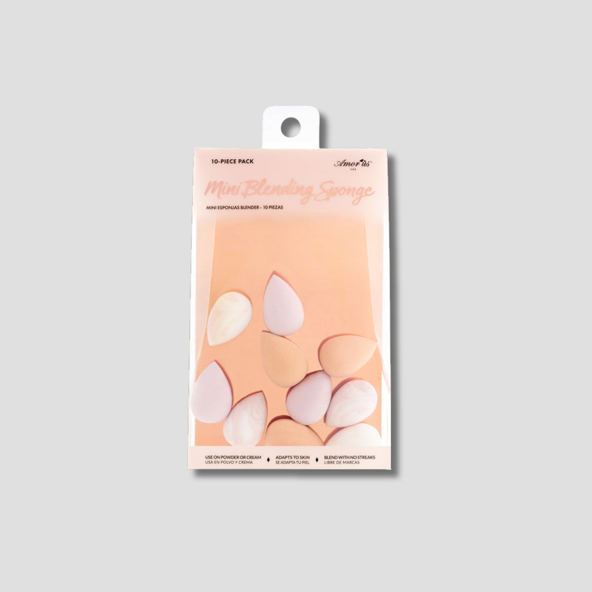 MINIBL AMORUS MINI ESPONJAS BLENDER 10 PIEZAS