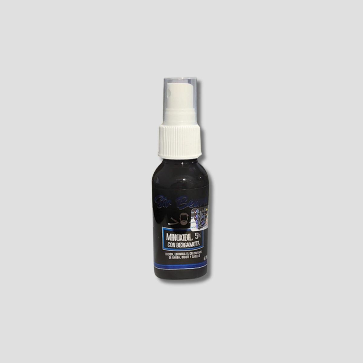 NATURALU SR BEARD LOCION DE BERGAMOTA Y MINOXIDIL 5% 60 ML