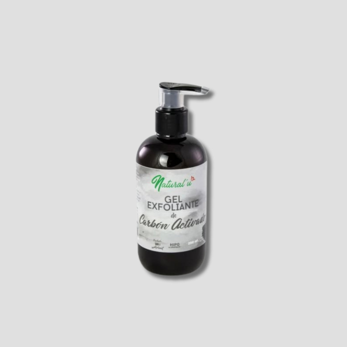 NATURAL"U GEL EXFOLIANTE DE CARBON ACTIVADO 250 ML