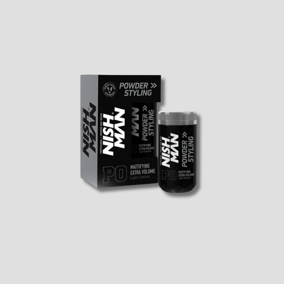NISH MAN POLVO MATTIFIZCOR EXTRA VOLUMEN P0 LIGHT CONTROL