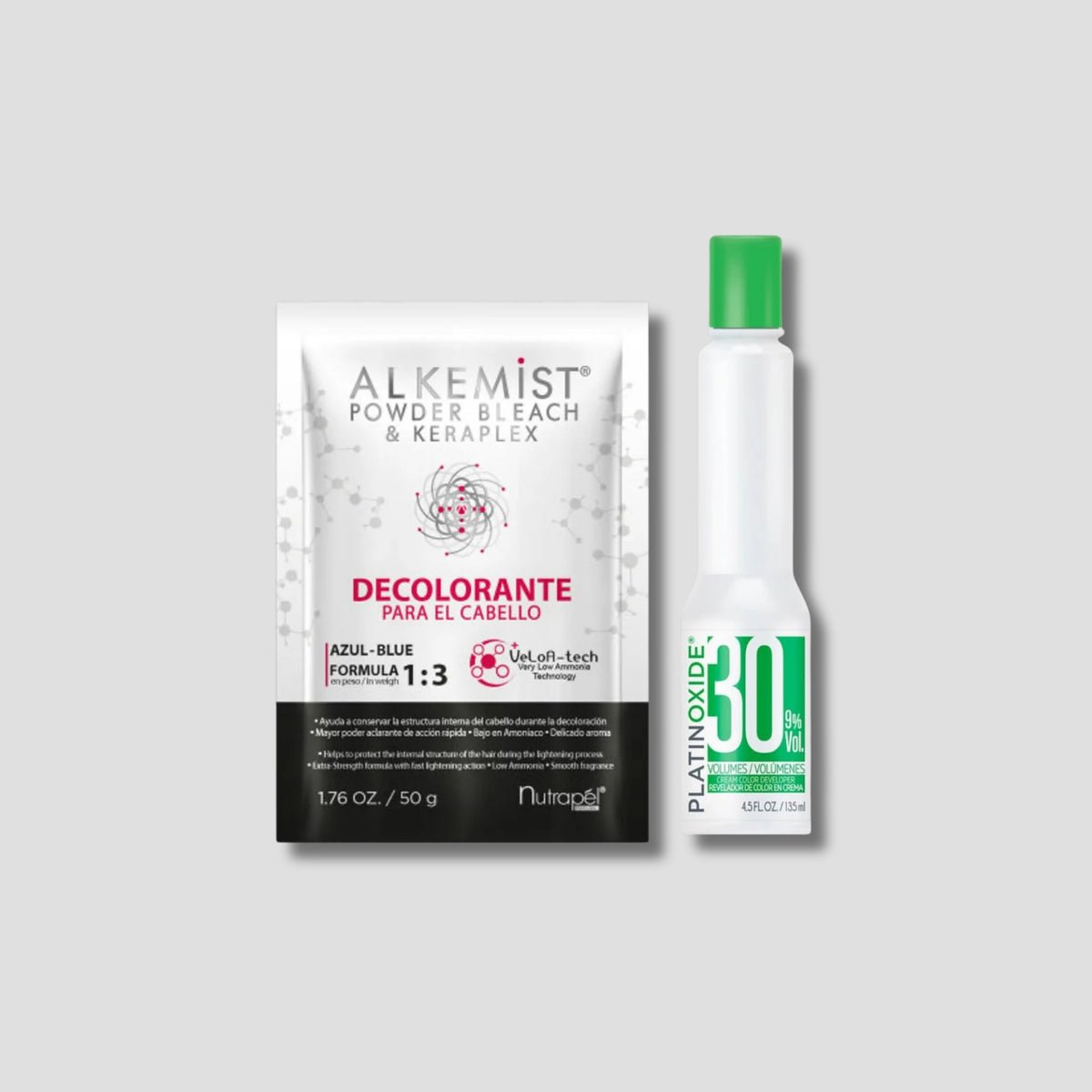 NUTRAPEL ALKEMIST DECOLORANTE 50GR CON PEROXIDO 135 ML