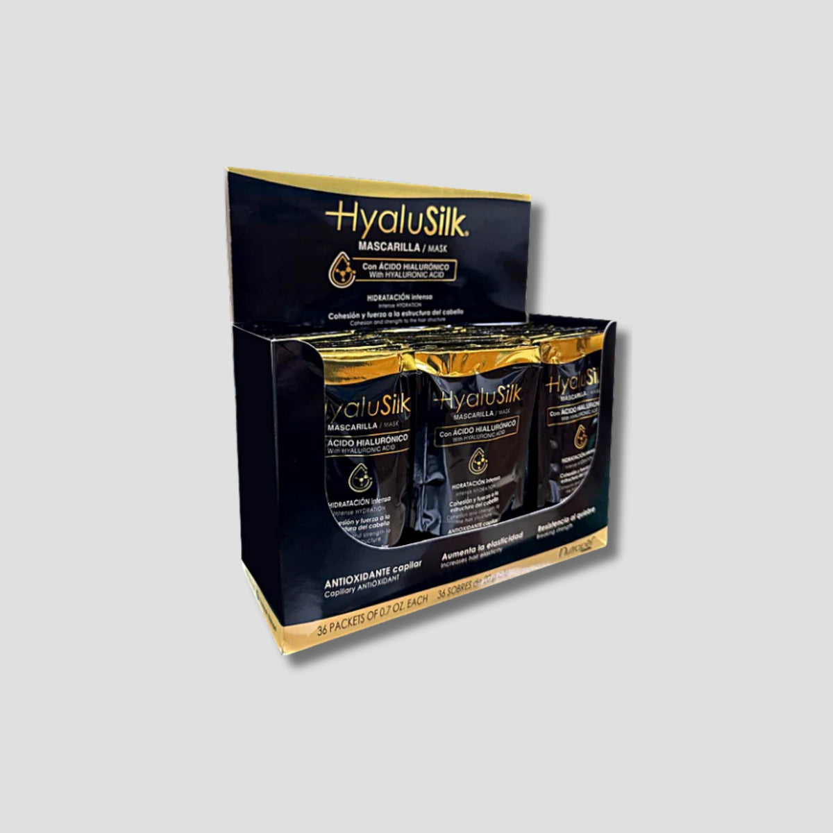 NUTRAPEL HYALUSILK MASCARILLA CAJA CON 36 SOBRES 20 ML