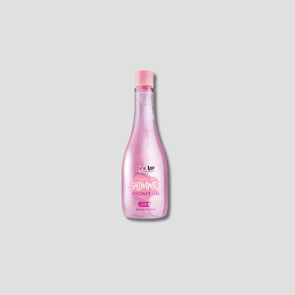 PKSK24 PINK UP SHIMMER SHOWER GEL FLOWERS & ROSES