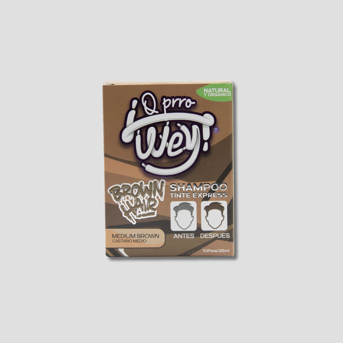 Q PRRO WEY SOBRE DE SHAMPOO TINTE EXPRESS MEDIUM BROWN 1 PIEZA