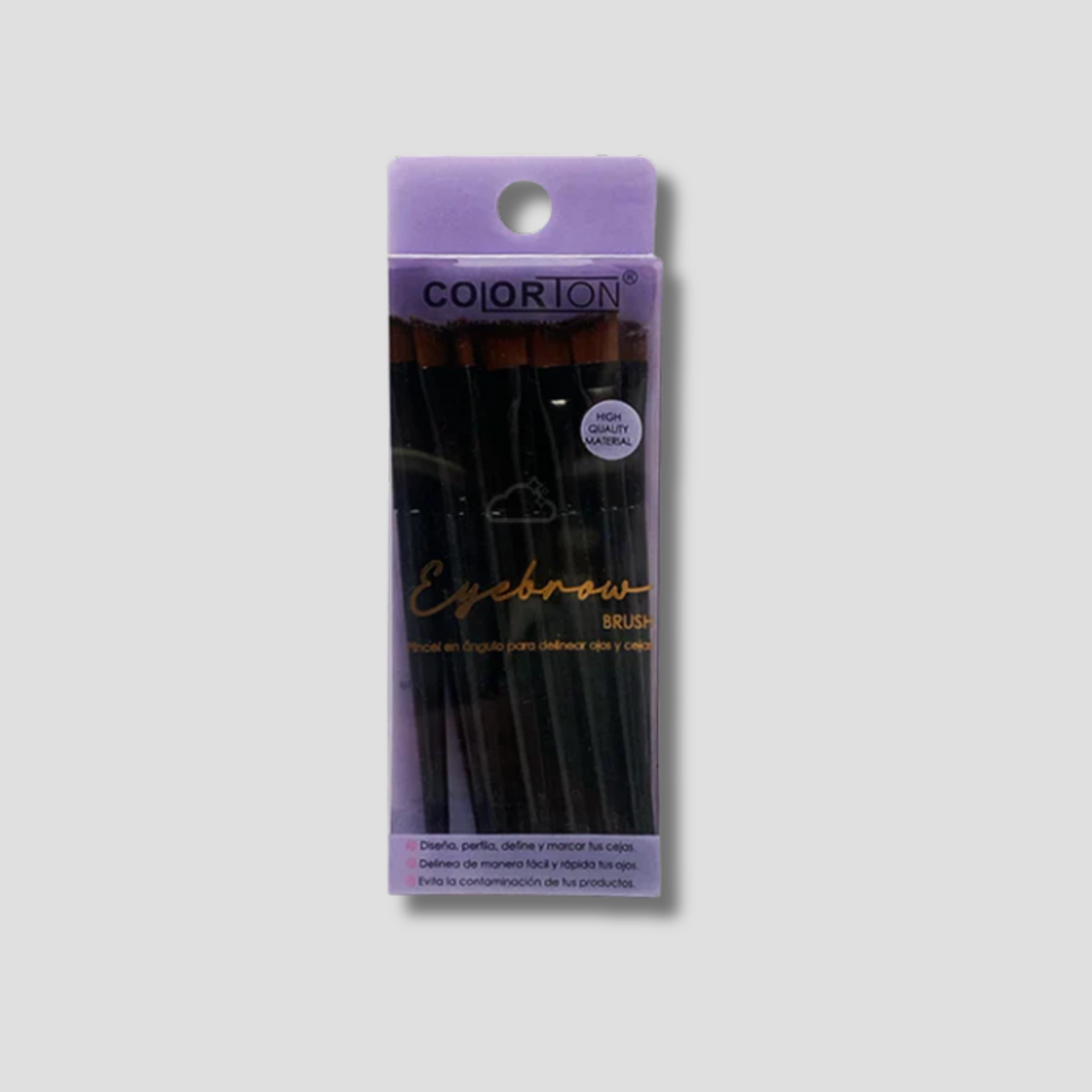 CE245 COLORTON PINCELES APLICADORES PARA CEJAS MULTIUSOS 12 PZAS